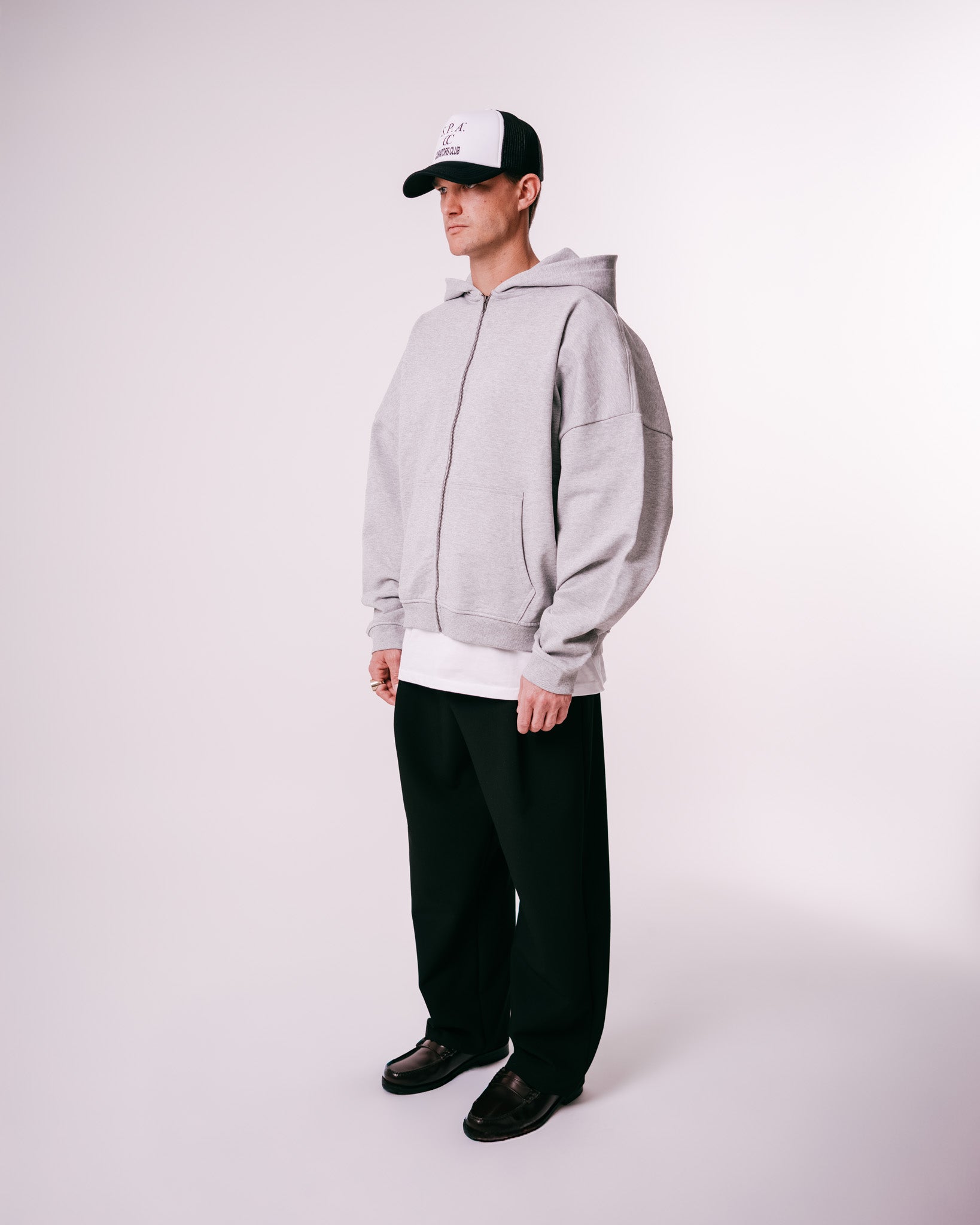 Essentials Zip Hoodie - Grey