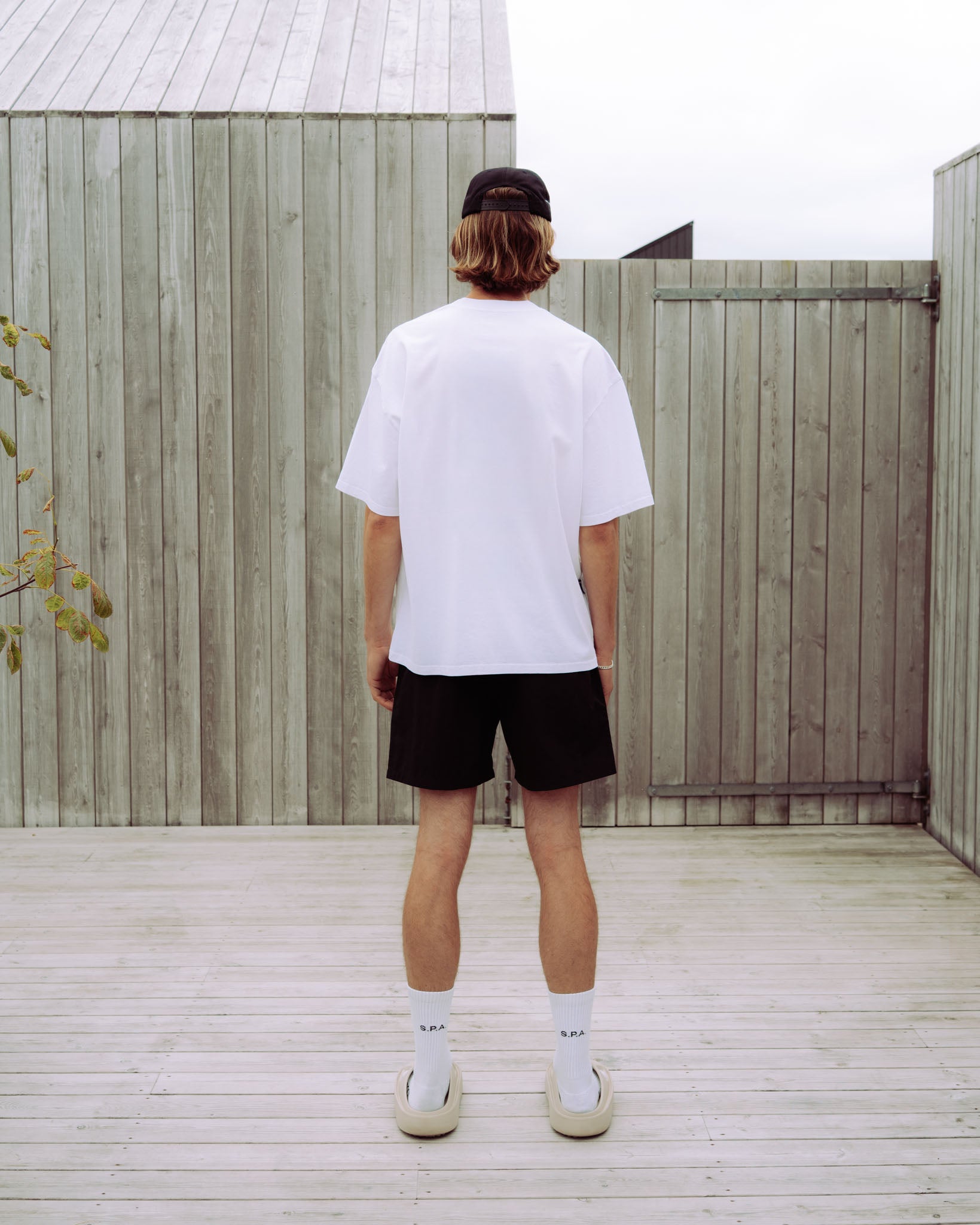 Lightweight Cropped Essentials T-shirt - White