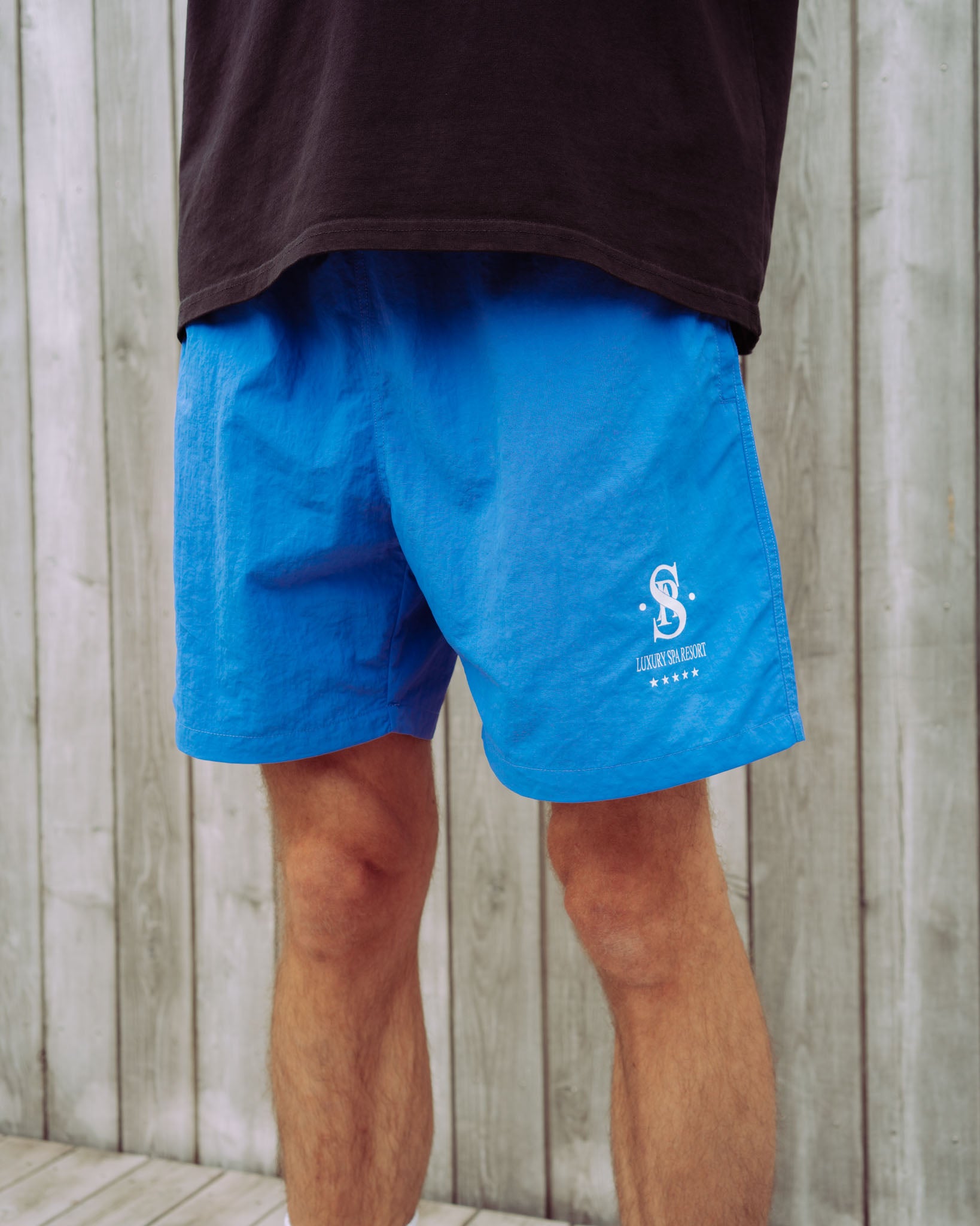 Luxury Spa Resort Swim Shorts - Blue