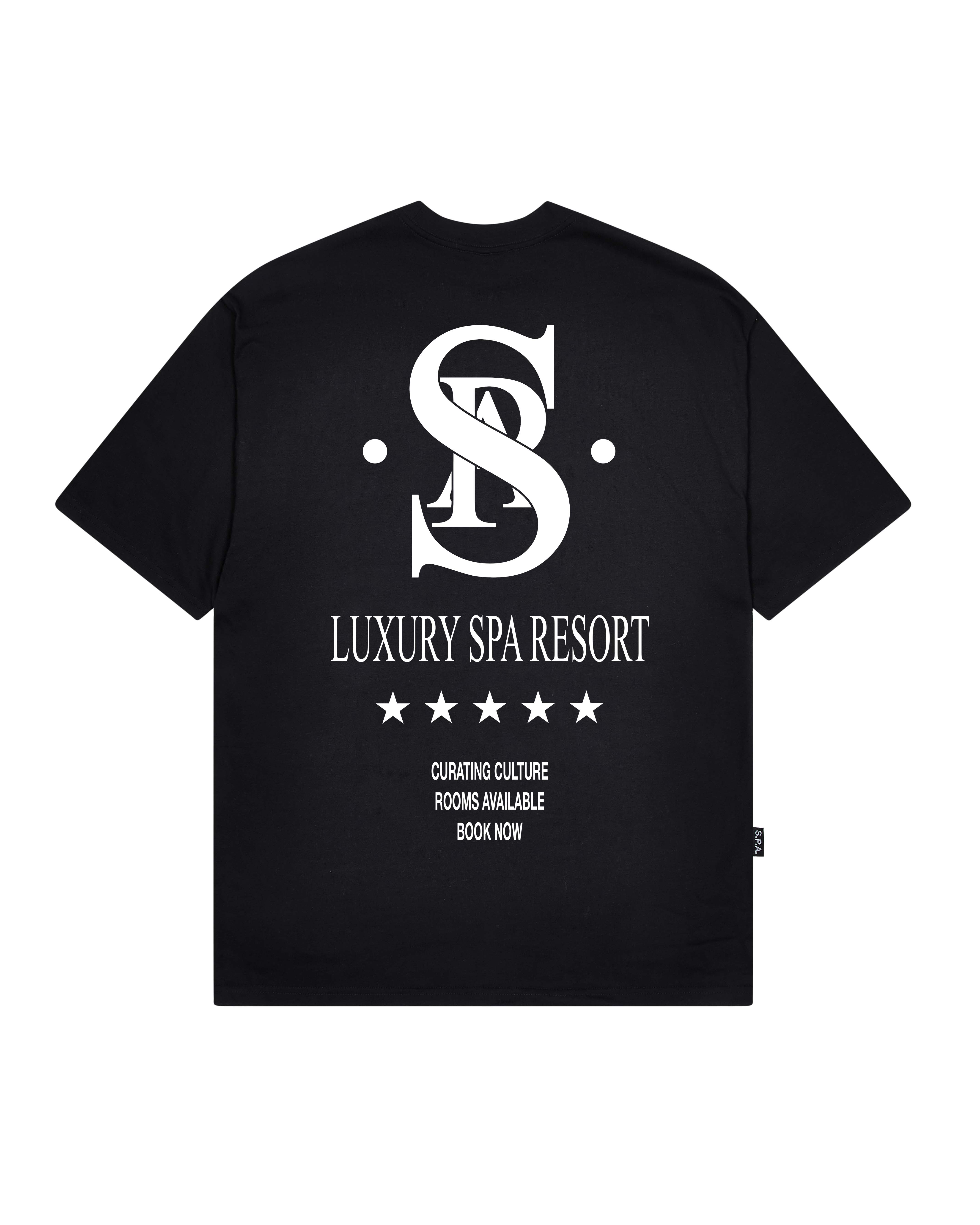 Luxury Spa Resort T-shirt - Black (Faded)