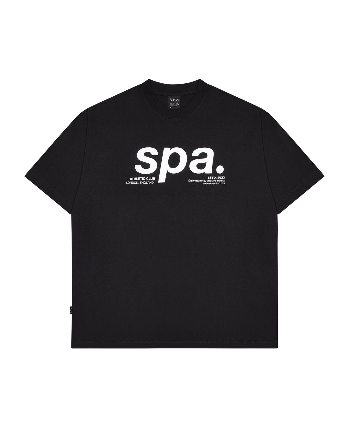 S.P.A. Athletic Club T-shirt - Black